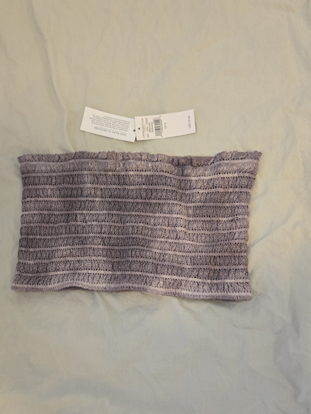 American Eagle Lavender Knit Tube Top